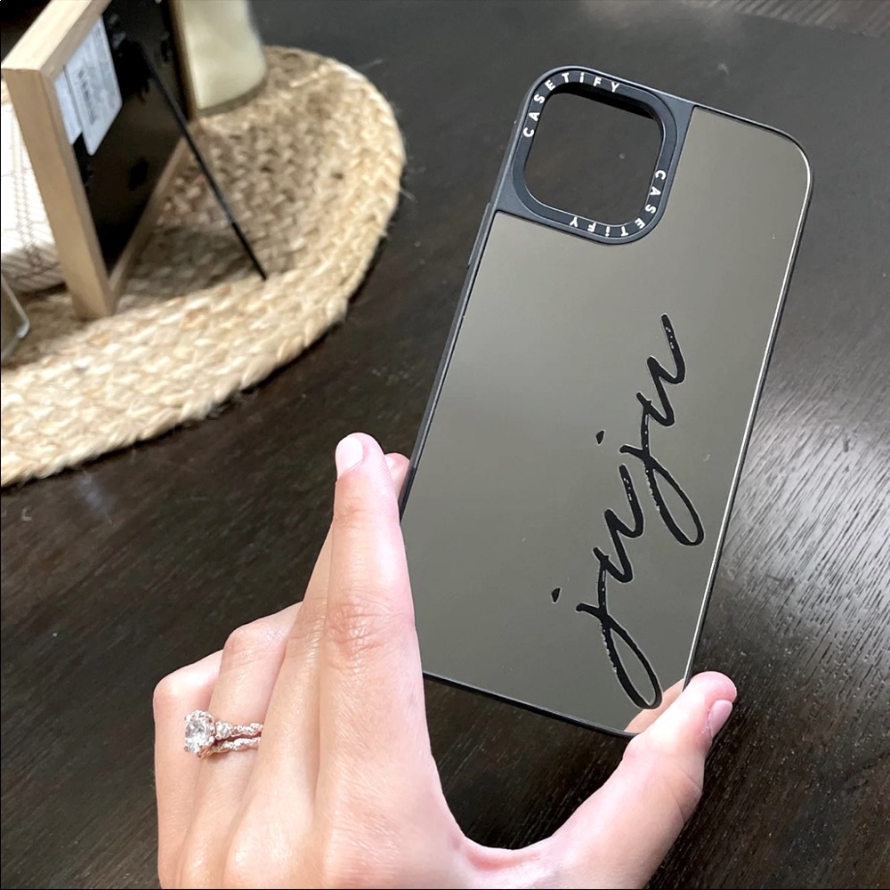 iPhone 12 Pro Casetify Silver Mirror Case Custom
